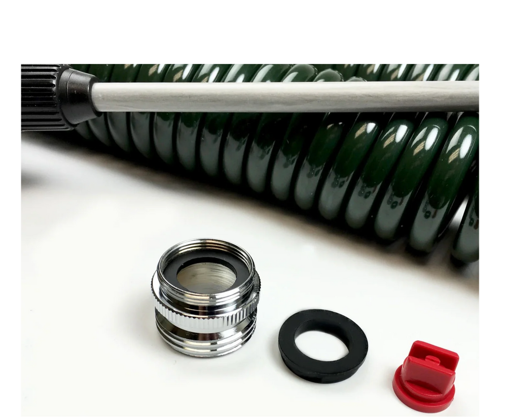 mini coil garden hose with sprayer 50 Ft Mini Coil Hose 3/16"