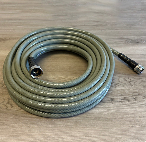  Holldoor Garden Hose 15 ft Lightweight, 5/8'' Flexible &  Kinkless Water Hose with 3/4 Silver Solid Fittings, Water Safe,  Non-Expanding RV Hose, Marine Hose for Outdoor (15 ft) : Patio, Lawn